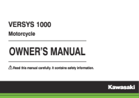 Kawasaki Versys 1000 Mk2 - Owners Manual EN 2014-2